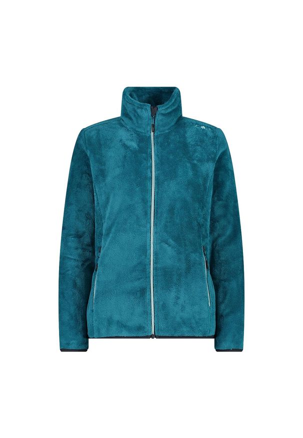 Bluza damska turystyczna CMP 38P1536. Kolor: zielony. Materiał: polar. Sport: turystyka piesza