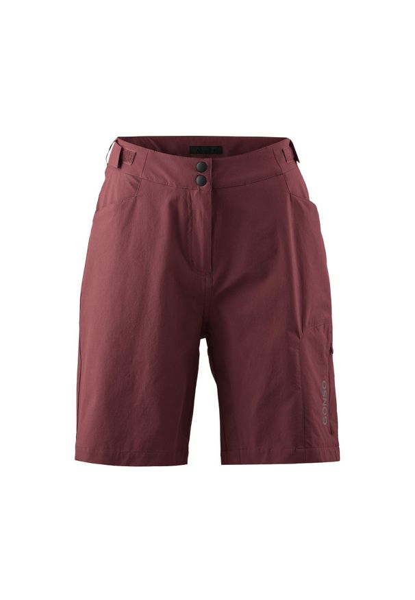 GONSO - Szorty damskie Gonso Adventure. Kolor: czerwony. Sport: kolarstwo