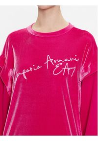 EA7 Emporio Armani Bluza 3RTM28 TJDWZ 1417 Różowy Regular Fit. Kolor: różowy. Materiał: syntetyk #5