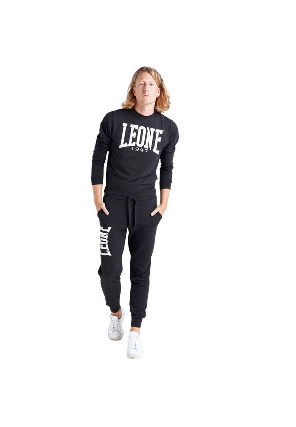 LEONE 1947 APPAREL - Spodnie męskie Leone 1947 Apparel. Kolor: czarny. Materiał: tkanina. Sport: fitness