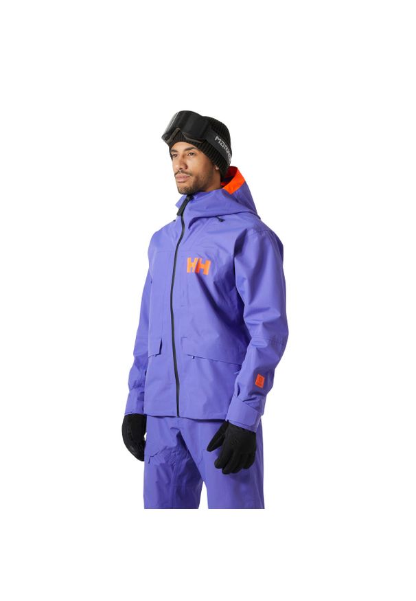 Kurtka narciarska Helly Hansen Emiko Shell. Kolor: fioletowy. Sezon: zima. Sport: narciarstwo