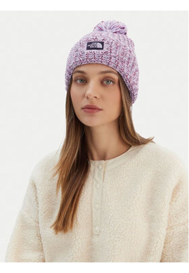 The North Face Czapka Cosy Chunky Cabin NF0A887W Fioletowy. Kolor: fioletowy. Materiał: poliester