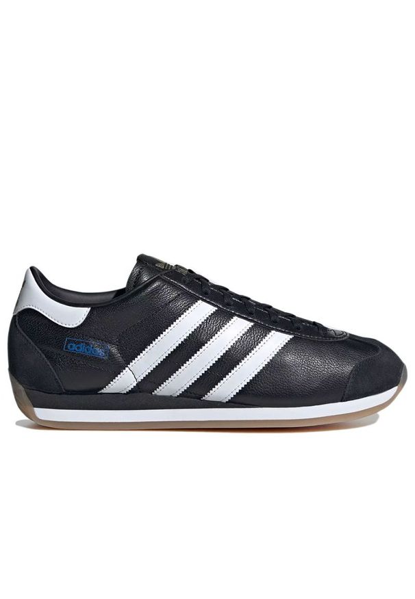 Adidas - Buty adidas Originals Country Japan IH0299 - czarne. Kolor: czarny. Materiał: guma, zamsz, skóra. Szerokość cholewki: normalna