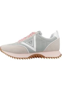 Guess - Kapcie GUESS FLTBAI SUE12 Zielony. Kolor: zielony. Materiał: syntetyk, tkanina, skóra. Styl: sportowy