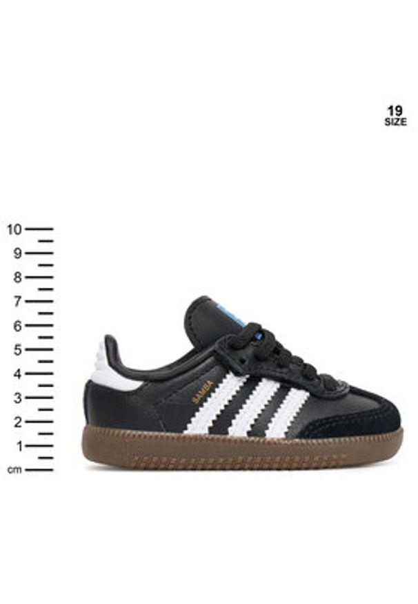 Adidas - adidas Sneakersy Samba Og Cf El I JQ3192 Czarny. Kolor: czarny. Materiał: skóra