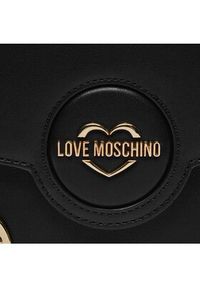 Love Moschino - LOVE MOSCHINO Torebka JC4217PP1ILR0000 Czarny. Kolor: czarny. Materiał: skórzane