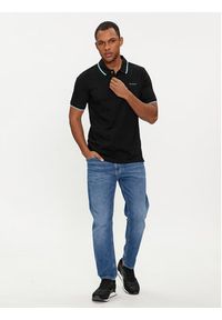 Guess Polo M4GP60 K7O64 Czarny Slim Fit. Typ kołnierza: polo. Kolor: czarny. Materiał: bawełna #3