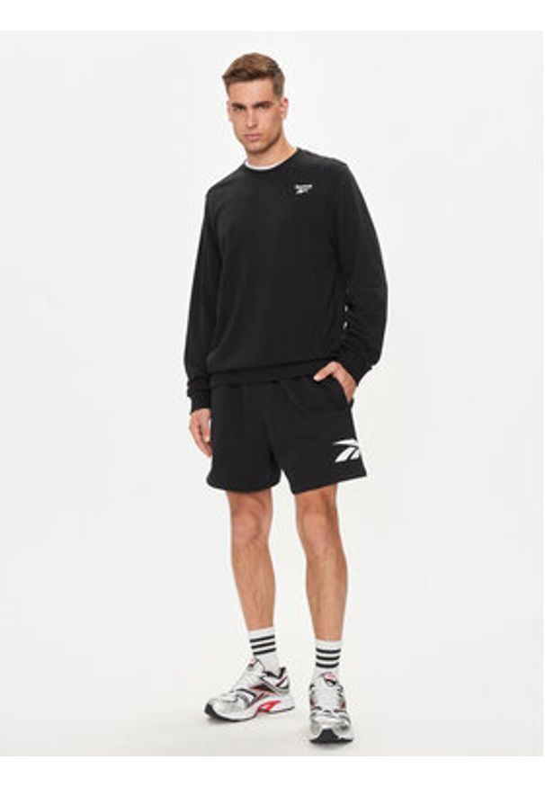 Reebok Szorty sportowe Classic Brand Proud 100067656 Czarny Regular Fit. Kolor: czarny. Materiał: bawełna. Styl: sportowy