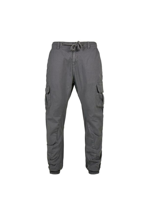 Urban Classics - Męskie Spodnie Cargo. Kolor: szary. Długość: długie