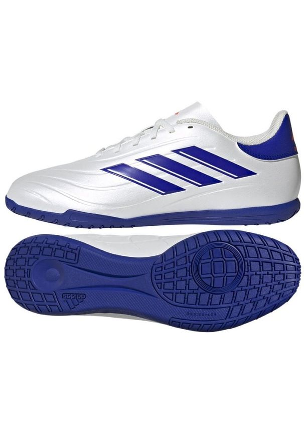 Adidas - Buty piłkarskie adidas Copa Pure.2 Club In M IG8689 białe. Zapięcie: sznurówki. Kolor: biały. Materiał: syntetyk, guma. Sport: piłka nożna