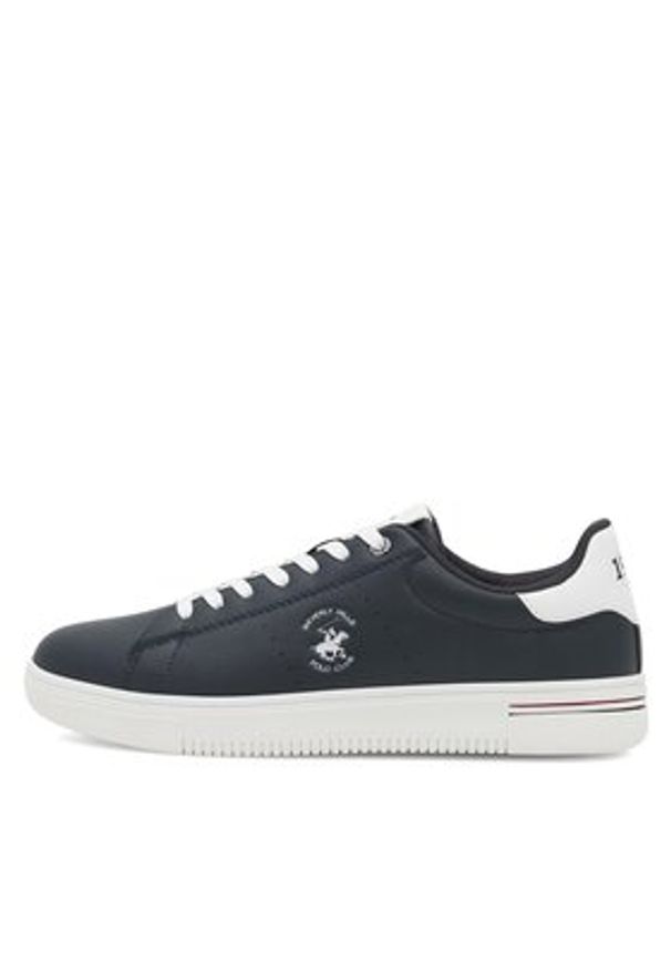 Beverly Hills Polo Club Sneakersy V5-6100 Granatowy. Kolor: niebieski. Materiał: skóra