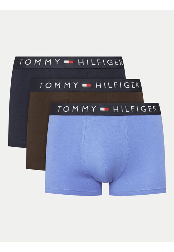 TOMMY HILFIGER - Tommy Hilfiger Komplet 3 par bokserek UM0UM03180 Kolorowy. Materiał: bawełna. Wzór: kolorowy