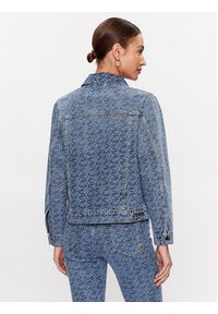 Pinko Kurtka jeansowa 100803 A0Q0 Niebieski Regular Fit. Kolor: niebieski. Materiał: jeans, bawełna