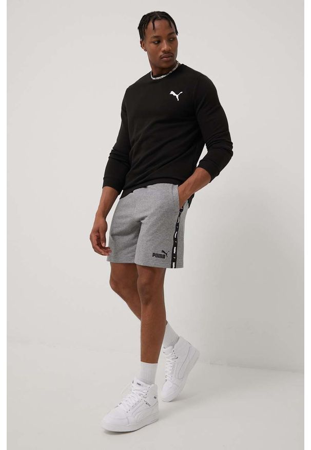 Puma - Bluza 586684. Okazja: na co dzień. Kolor: czarny. Styl: casual