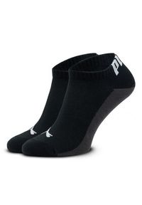 Puma Zestaw 2 par niskich skarpet męskich Men Back Logo Sneaker 2P 938011 Czarny. Kolor: czarny. Materiał: materiał, bawełna #3