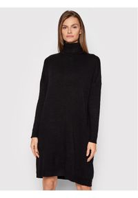 Sukienka dzianinowa Vila. Kolor: czarny. Materiał: dzianina #1