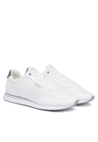 Calvin Klein Sneakersy Retro Runner T Lth Aop Ny HM0HM02213 Biały. Kolor: biały. Materiał: materiał #2