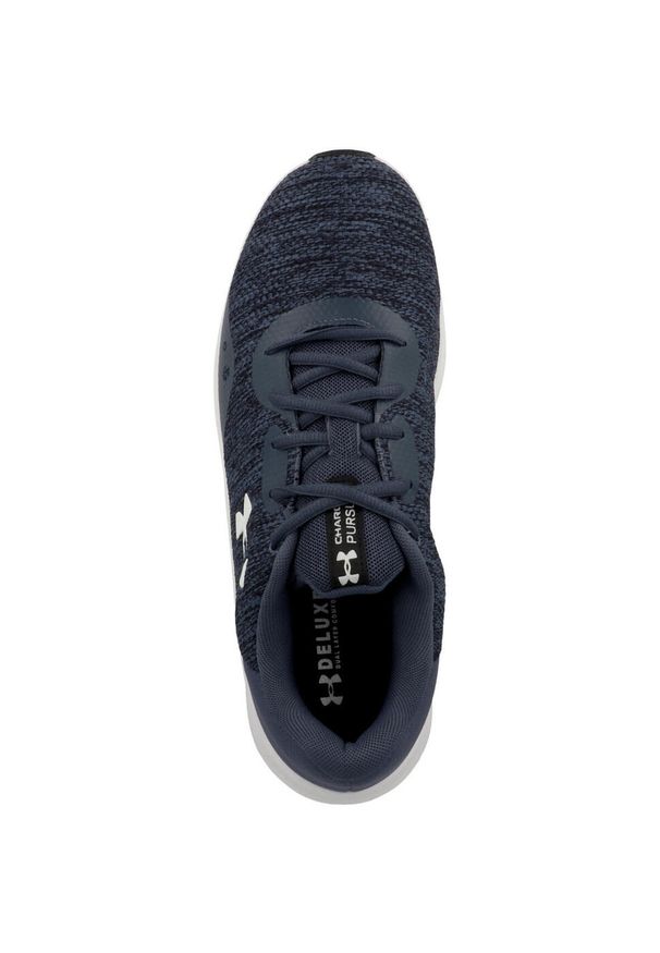 Buty do biegania męskie Under Armour Charged Pursuit. Zapięcie: sznurówki. Kolor: biały, wielokolorowy, czarny, szary. Materiał: materiał, syntetyk, tkanina. Szerokość cholewki: normalna