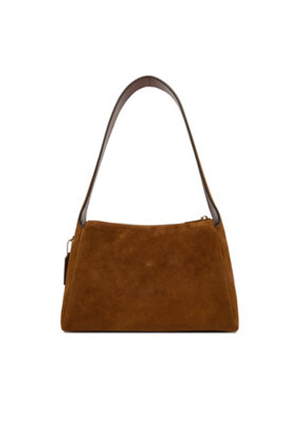 Coach Torebka Lola SB2 CDD06 Miedziany. Kolor: brązowy. Materiał: zamszowe, skórzane