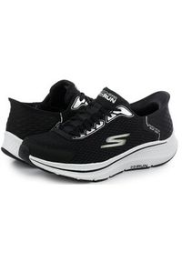 skechers - Skechers Półbuty 220863/BKW Czarny. Kolor: czarny. Materiał: materiał #3