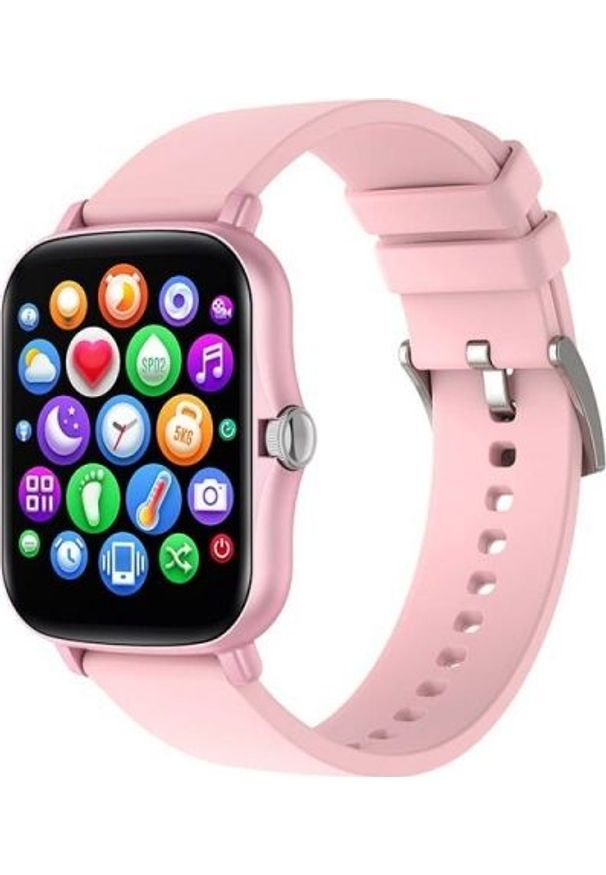 GARETT - Smartwatch Garett Sport Mode RT Różowy (Sport Mode RT różowy). Rodzaj zegarka: smartwatch. Kolor: różowy. Styl: sportowy