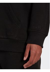 Adidas - adidas Bluza ALL SZN Fleece HC8823 Czarny Loose Fit. Kolor: czarny. Materiał: bawełna