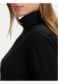 Calvin Klein Golf LV044D371G Czarny Regular Fit. Typ kołnierza: golf. Kolor: czarny. Materiał: wełna, syntetyk #3