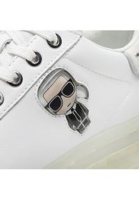 Karl Lagerfeld - KARL LAGERFELD Sneakersy KL62633 Biały. Kolor: biały. Materiał: skóra