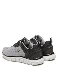 skechers - Skechers Sneakersy Track Broader 232698/GYBK Szary. Kolor: szary. Materiał: materiał #4