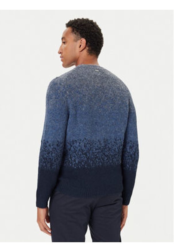 Guess Sweter M5BR39 Z0932 Niebieski Regular Fit. Kolor: niebieski. Materiał: syntetyk