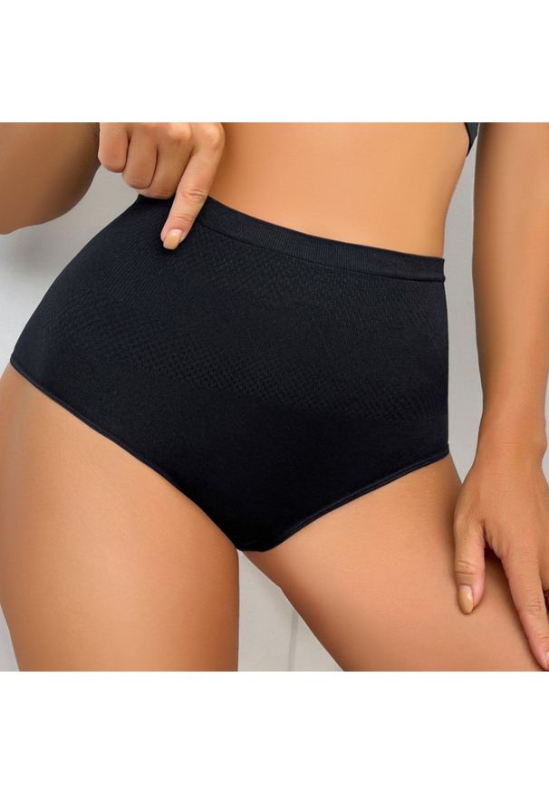 Intica - Majtki modelujące z wysokim stanem dla lepszego kształtu sylwetki Gritje. Stan: podwyższony. Kolor: beżowy. Materiał: materiał