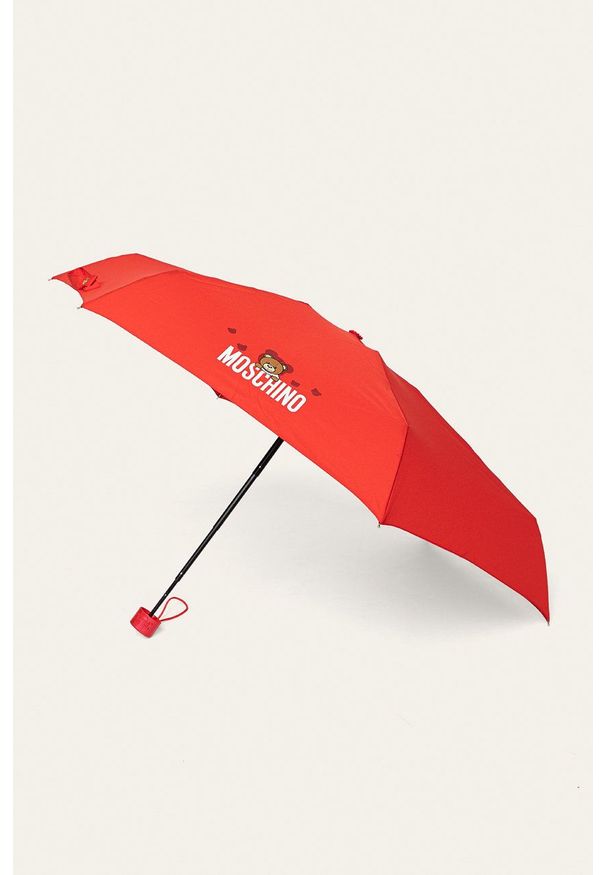 MOSCHINO - Moschino - Parasol. Kolor: czerwony