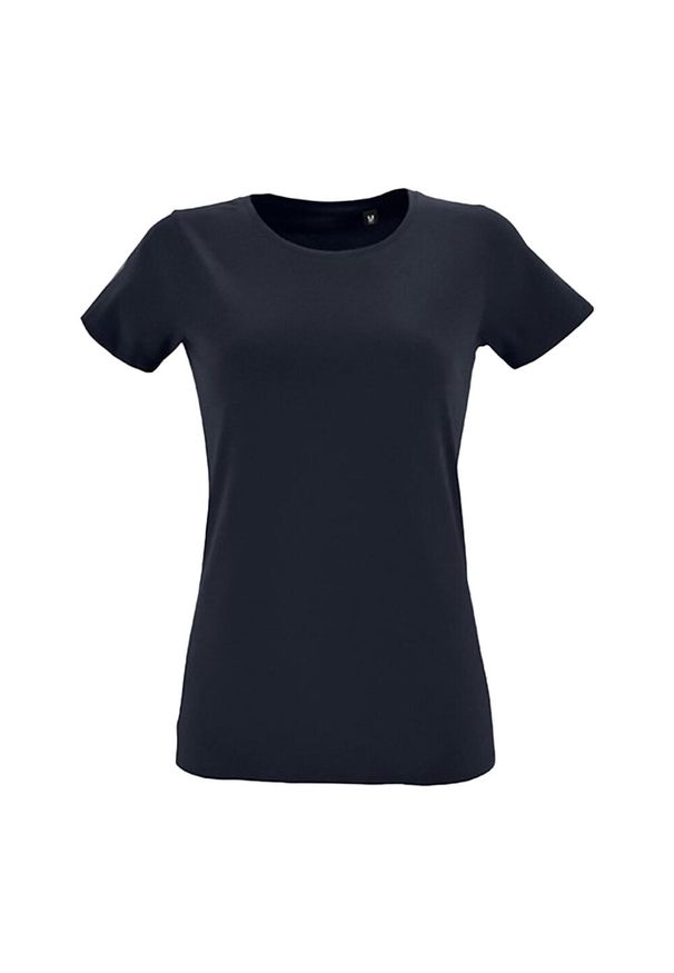 SOL'S - Koszulka Damska Regent Z Okrągłym Dekoltem I Dopasowanym Krojem. Kolor: niebieski. Sport: turystyka piesza