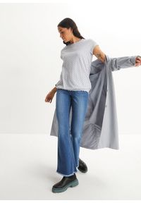 bonprix - Shirt z nadrukiem i minirękawkami, w kompl. 2-częściowym. Kolor: biały. Wzór: nadruk #3