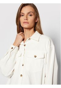 NA-KD Koszula Corduroy 1014-001197-0001-581 Biały Relaxed Fit. Kolor: biały. Materiał: bawełna