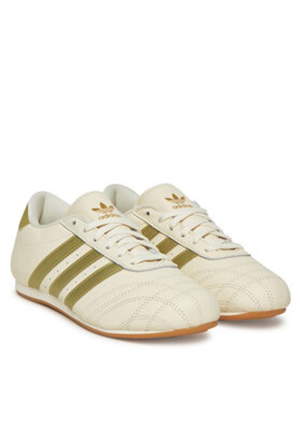 Adidas - adidas Sneakersy Taekwondo Lace JQ0570 Beżowy. Kolor: beżowy. Materiał: skóra