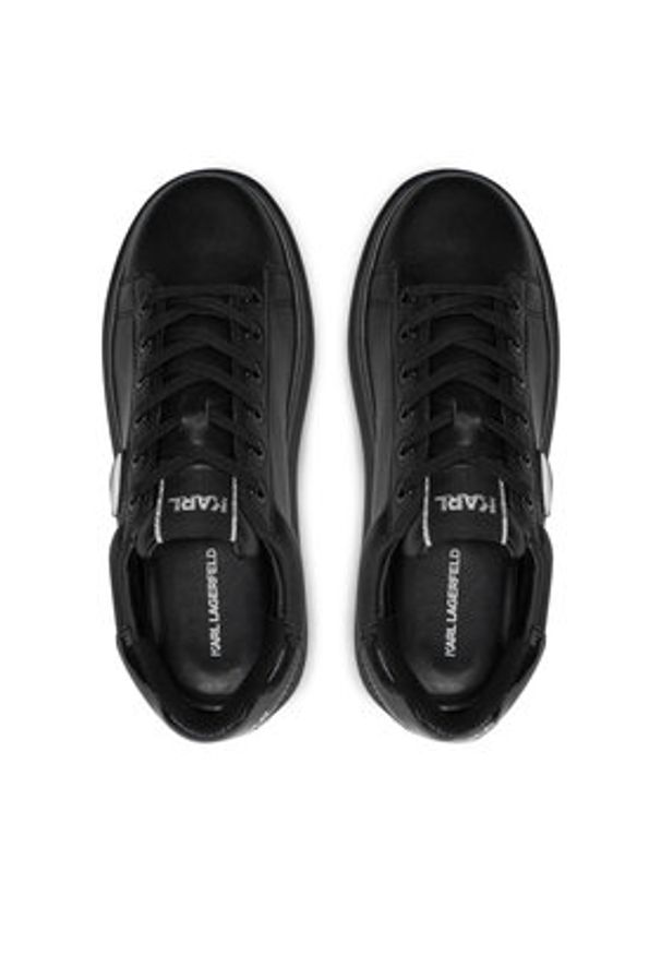 Karl Lagerfeld - KARL LAGERFELD Sneakersy KL62530N Czarny. Kolor: czarny. Materiał: skóra