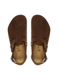 Birkenstock Sandały Tokio 1032024 Brązowy. Kolor: brązowy. Materiał: zamsz, skóra #4