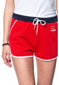 Wrangler - DAMSKIE SPODENKI WRANGLER TRUCKSHORTS TRUE RED W6064IC74. Kolor: czerwony #5