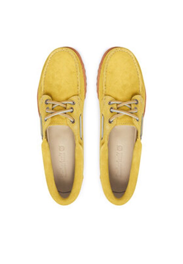 Timberland Półbuty TB0A2GNVENT1 Żółty. Kolor: żółty. Materiał: skóra, zamsz