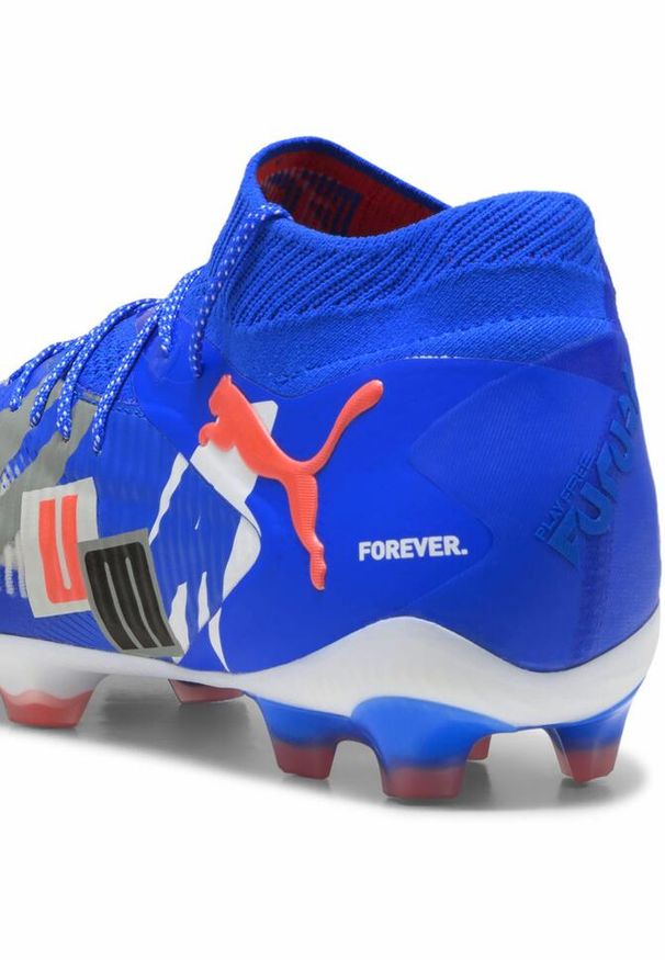 Puma - Buty piłkarskie męskie PUMA Future 8 Ultimate Forever FG. Kolor: biały, wielokolorowy, niebieski. Sport: piłka nożna