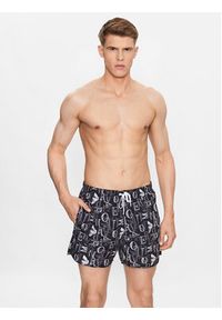 Emporio Armani Underwear Szorty kąpielowe 211740 3R445 00020 Czarny Regular Fit. Kolor: czarny. Materiał: syntetyk