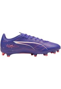 Buty Puma Ultra 5 Play FG/AG 107689 01 fioletowe. Zapięcie: sznurówki. Kolor: fioletowy. Materiał: włókno, materiał. Szerokość cholewki: normalna. Sport: piłka nożna #1