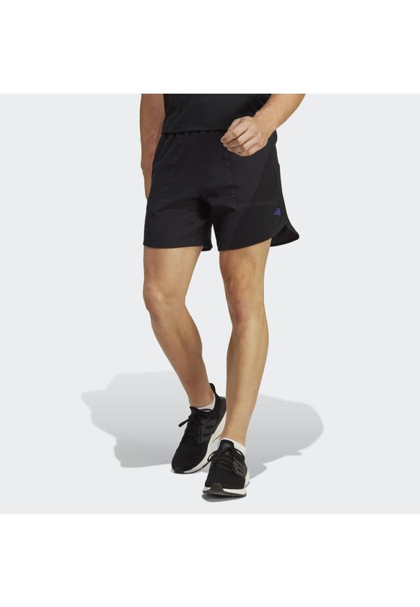 Adidas - Spodenki treningowe męskie adidas HIIT. Kolor: czarny. Materiał: materiał. Sport: fitness