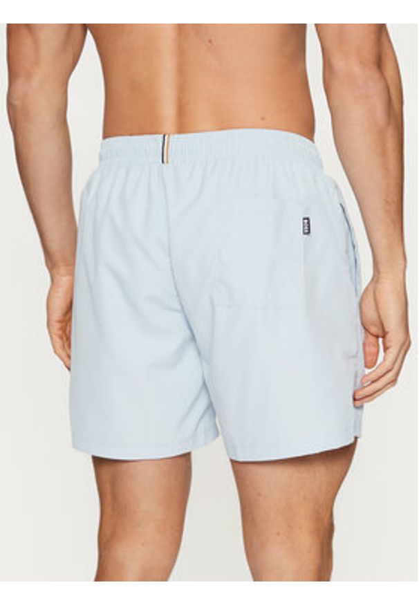 BOSS Szorty kąpielowe Dolphin 50508798 Błękitny Regular Fit. Kolor: niebieski. Materiał: syntetyk