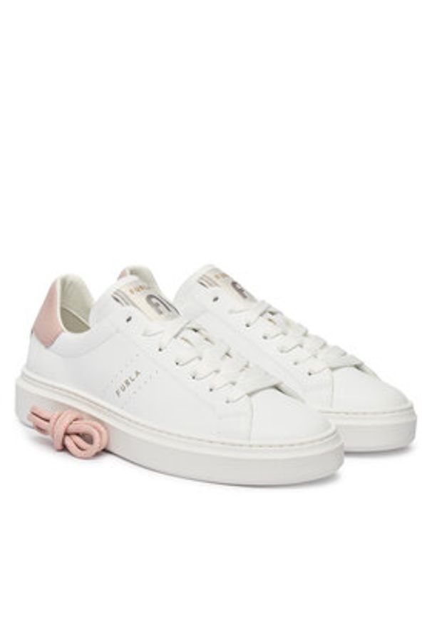 Furla Sneakersy Hype YK77HYP BX4392 OSI00 Biały. Kolor: biały. Materiał: skóra