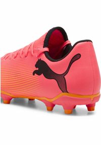 Puma - Buty piłkarskie FUTURE 7 PLAY FG/AG PUMA. Kolor: żółty, czarny, pomarańczowy, wielokolorowy. Sport: piłka nożna