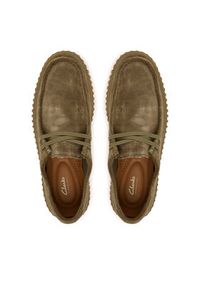 Clarks Półbuty Torhill Lo 26187378 Khaki. Kolor: brązowy. Materiał: skóra, zamsz #7