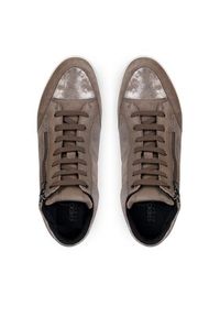 Geox Sneakersy D Myria D3668B 022TC C6692 Szary. Kolor: szary. Materiał: skóra #6