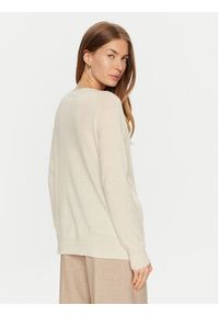 ViCOLO Sweter 22044S Écru Regular Fit. Materiał: wełna, kaszmir